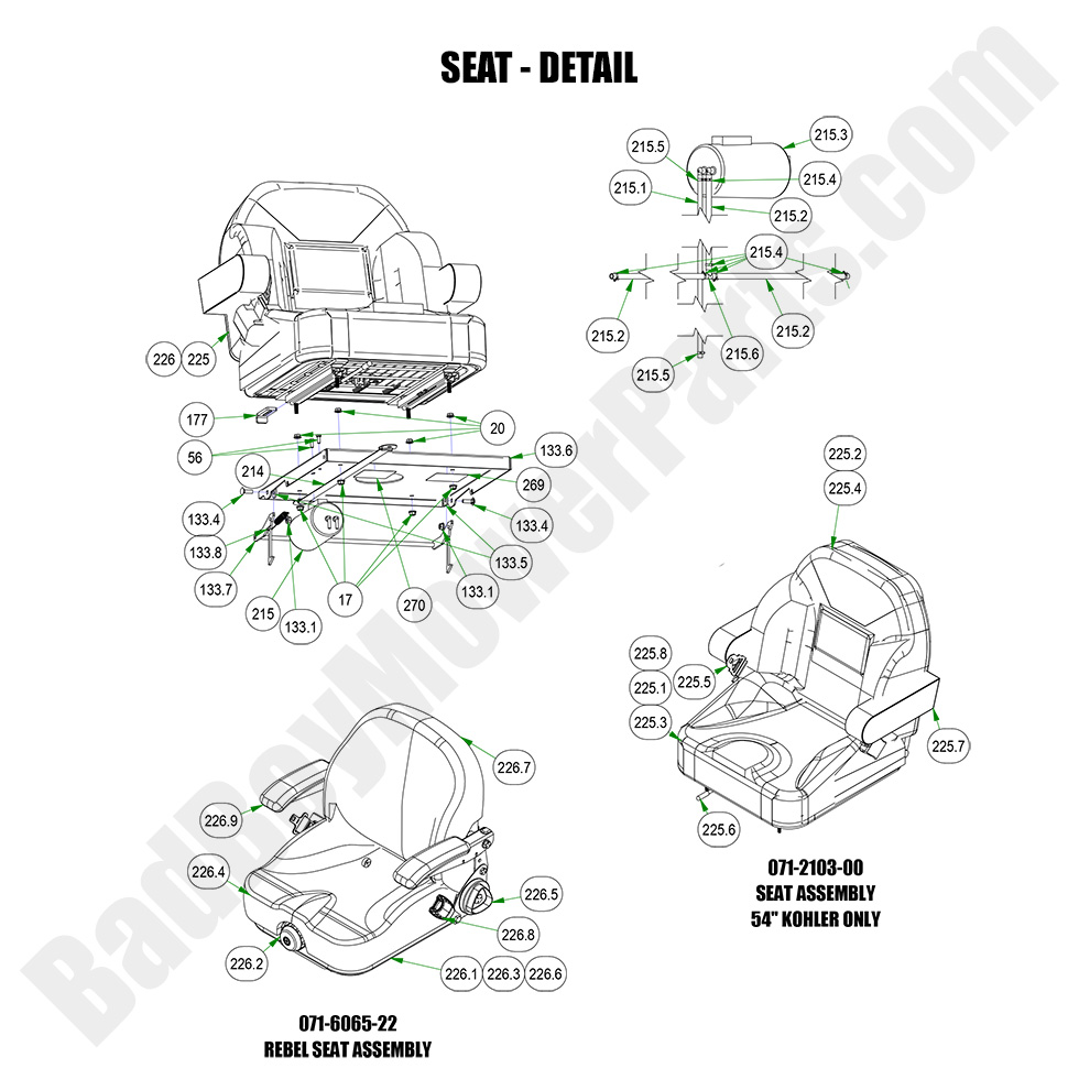 2023 Rebel - Seat Detail
